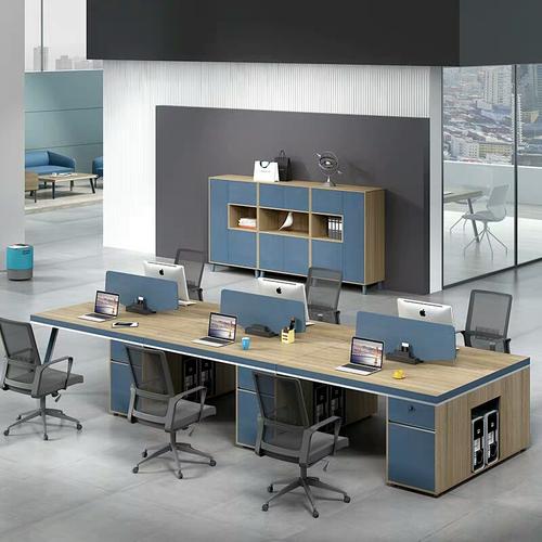 工厂批发办公电脑桌 办公家具简约职员办公桌椅组合办公电脑桌